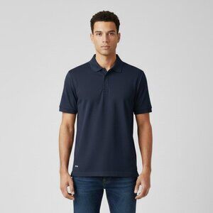 Fila Sport Golf Shirt Short Sleeve Navy Medium